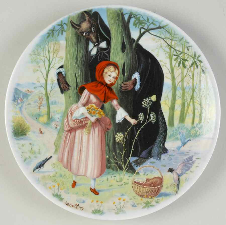 The Morals of Perrault Quellier Little Red Riding Hood - No Box by Limoges-Turgot-1