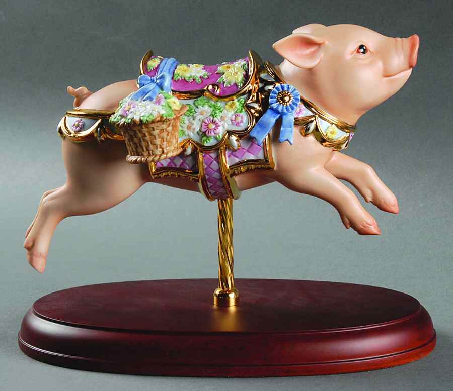 Carousel Animals Blue Ribbon Carousel - Boxed by Lenox-1