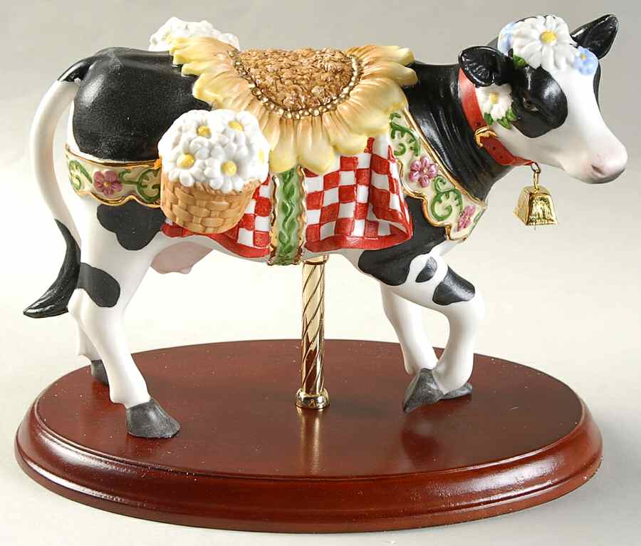 Carousel Animals Carousel Cow - No Box by Lenox-1