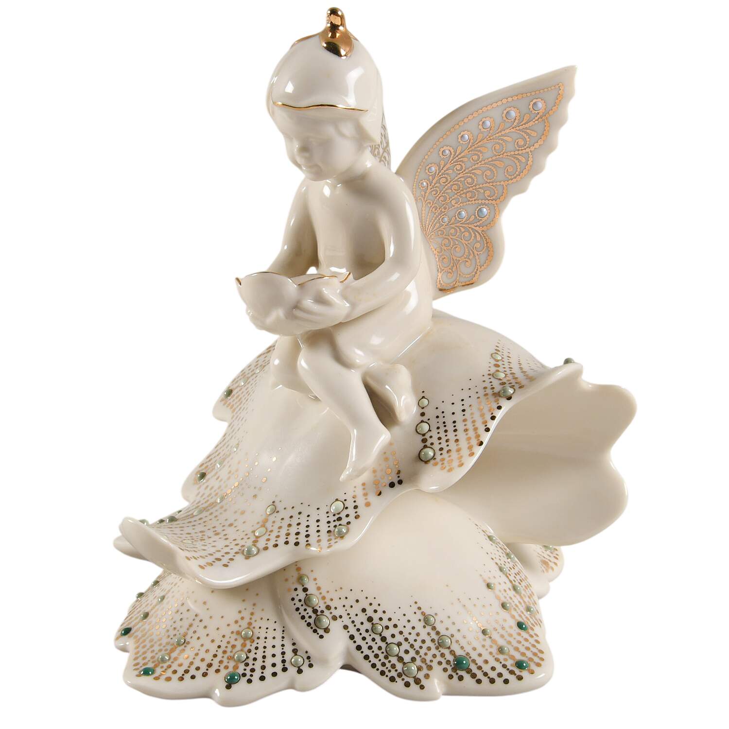 China Jewels Figurines Fairy On Leaf - No Box by Lenox-1