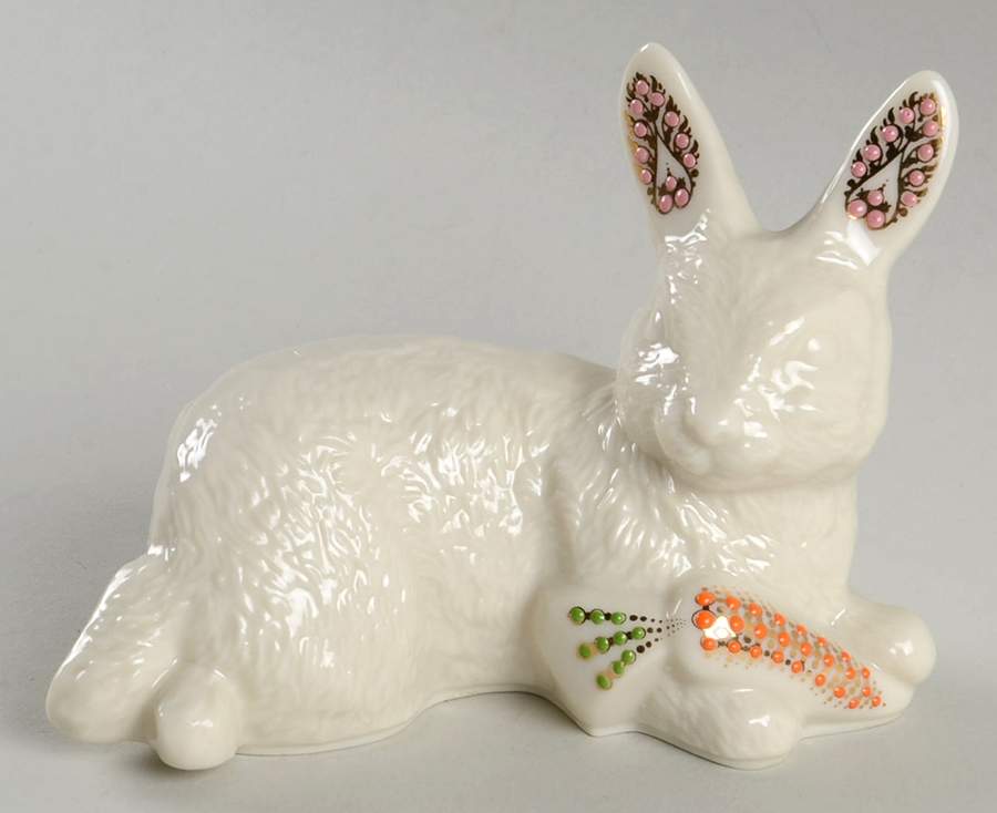 China Jewels Figurines Snack Time-Rabbit - No Box by Lenox-1