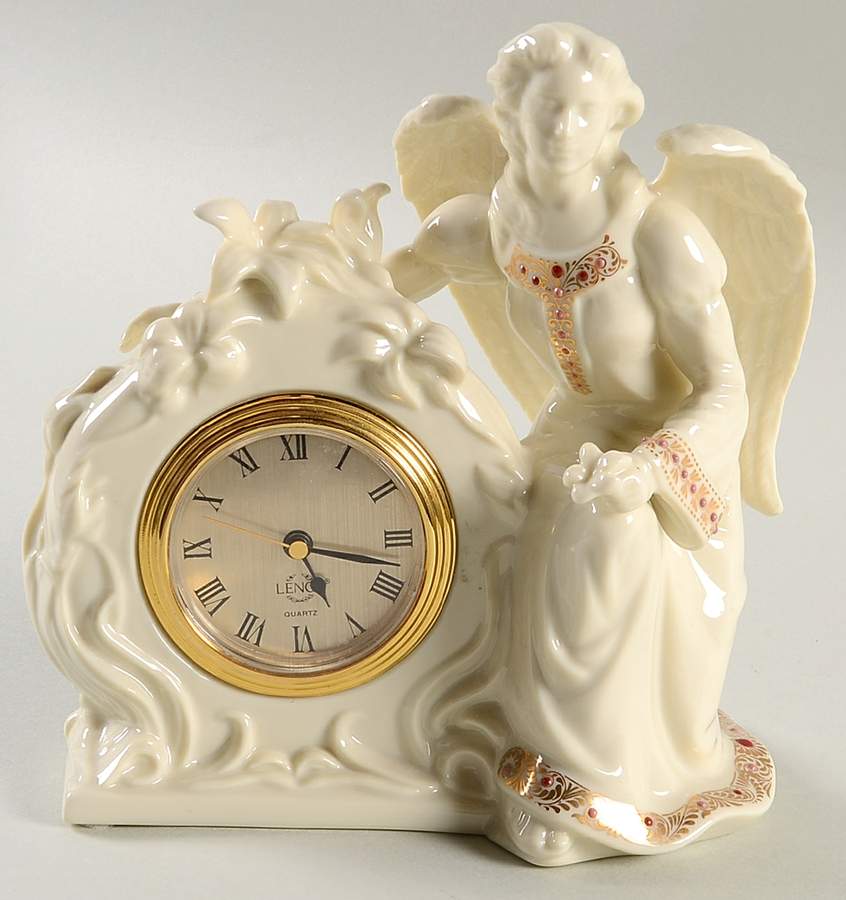 China Jewels Figurines Angel Clock - No Box by Lenox-1