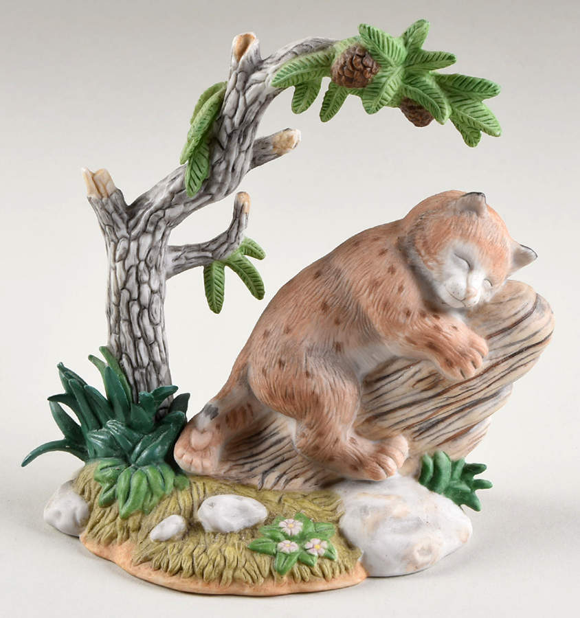Woodland Animals Shady Slumber-Bobcat - Boxed by Lenox-1
