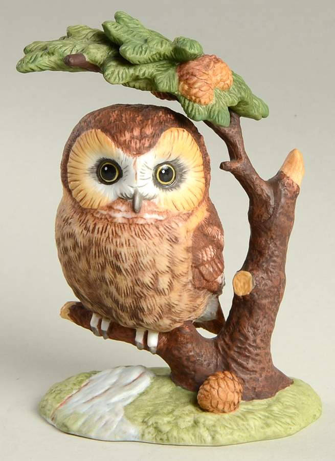 Woodland Animals Little Lookout-Saw Whet-Owl - Boxed by Lenox-1