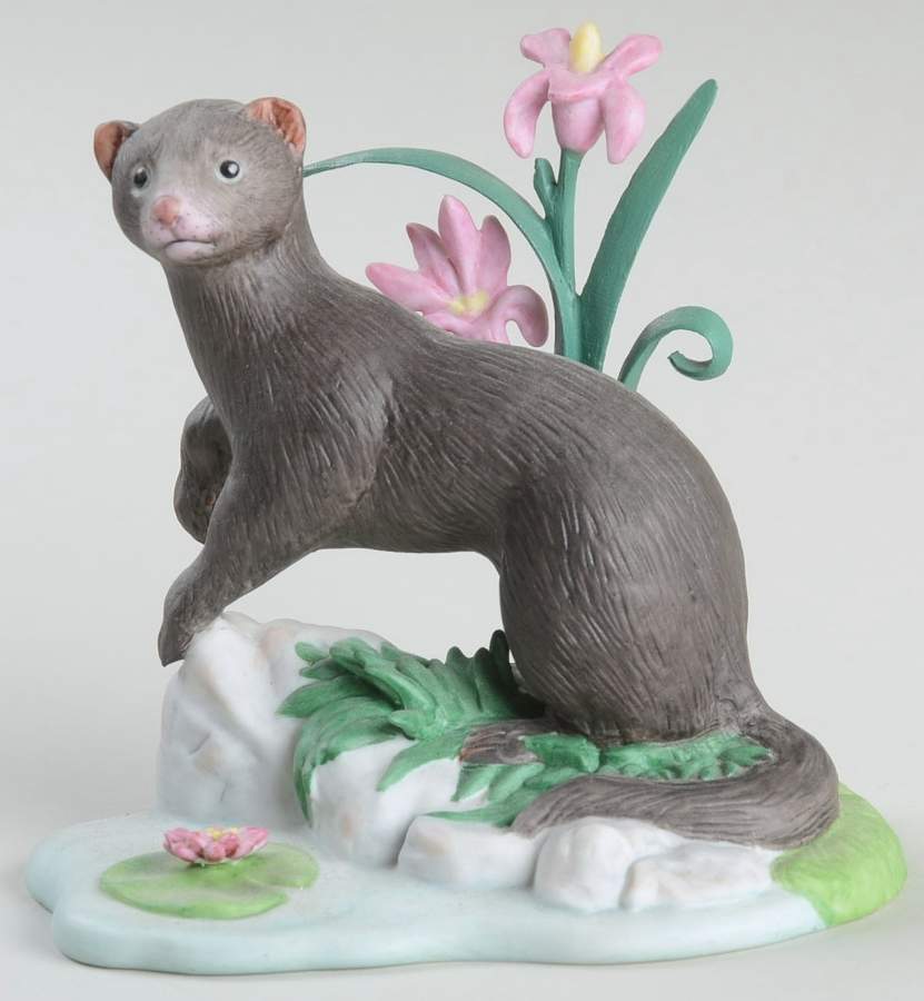 Woodland Animals Morning At Water's Edge-Mink - No Box by Lenox-1