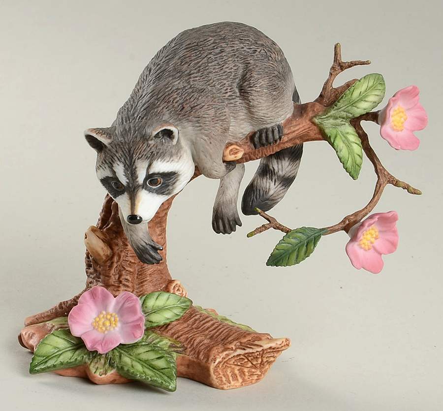 Woodland Animals Twilight Mischief-Raccoon - No Box by Lenox-1