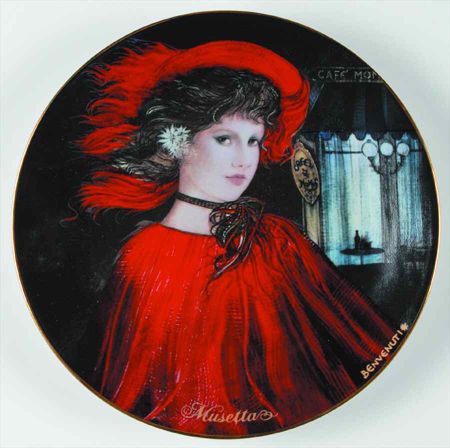 Women of Puccini Musetta - No Box by Le Porcellaine Fontana-1