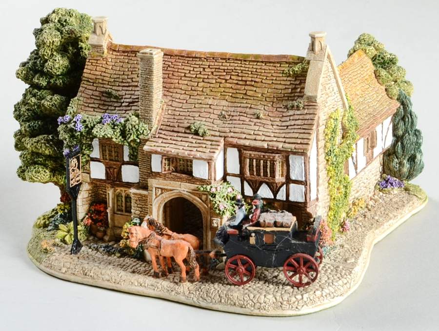 English Cottages George Inn - No Box by Lilliput Lane-1