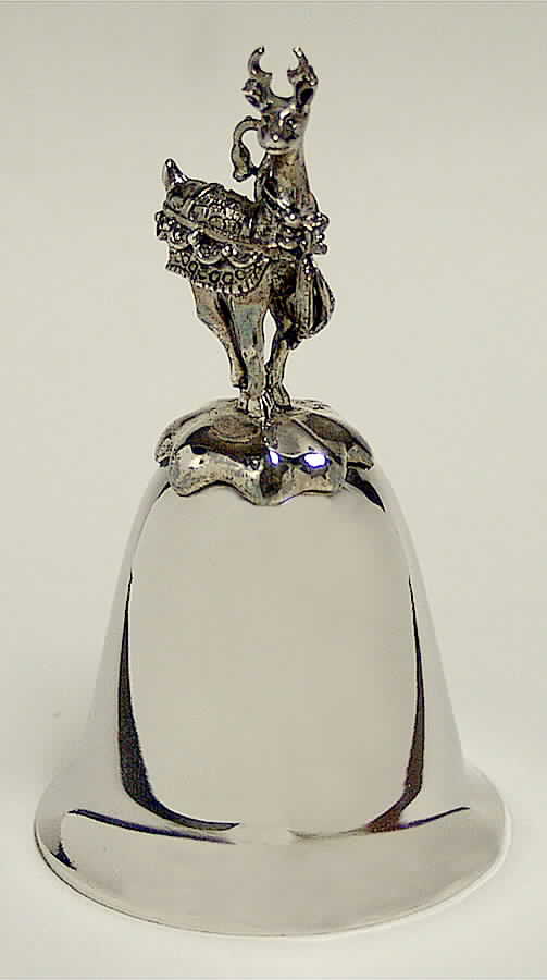 Lunt Christmas Bell Reindeer - Boxed by Lunt Silver-1