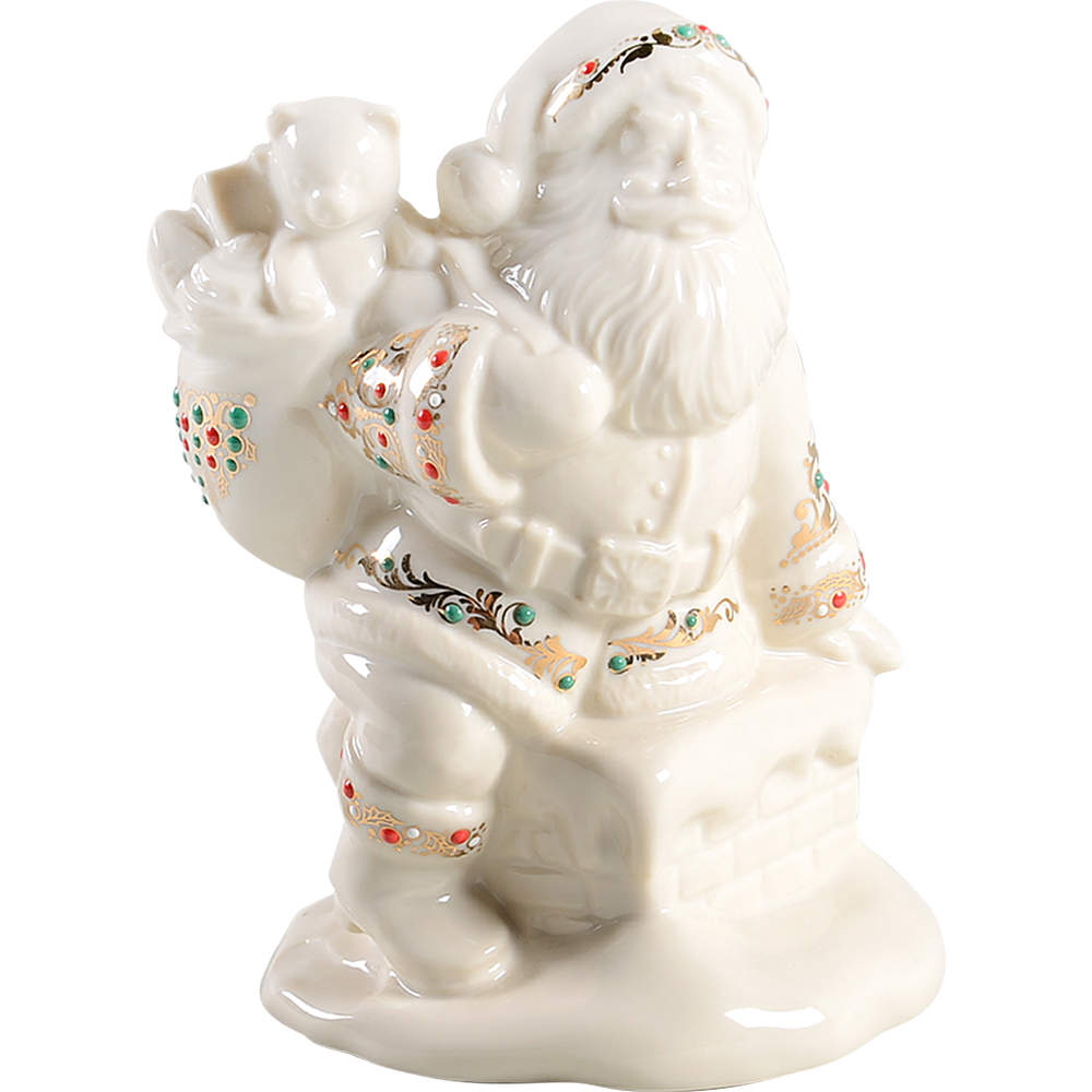 China Jewel Santa Santa's Visit - Boxed by Lenox-1