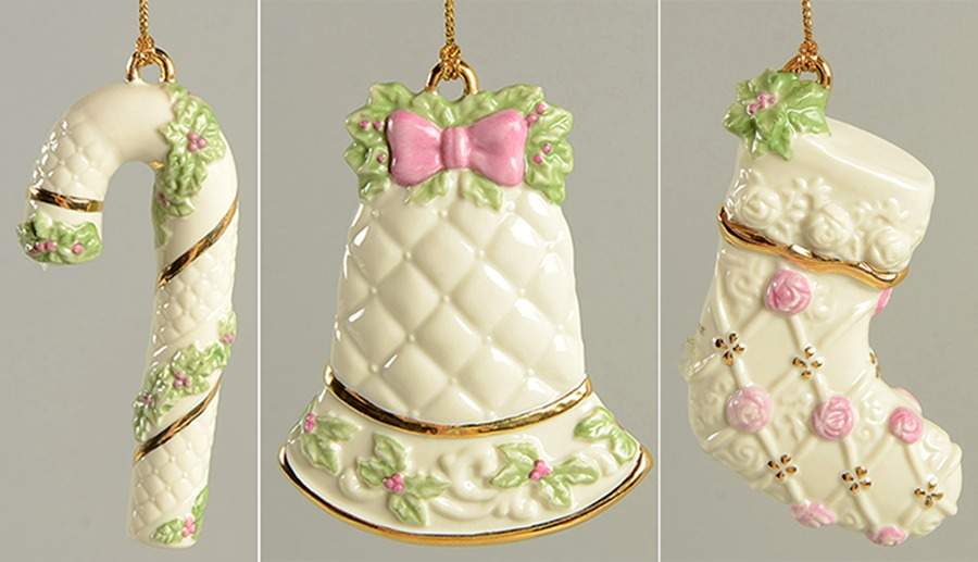 Lenox Christmas Ornament Victorian Ornaments-Set Of 3 - Boxed by Lenox-1