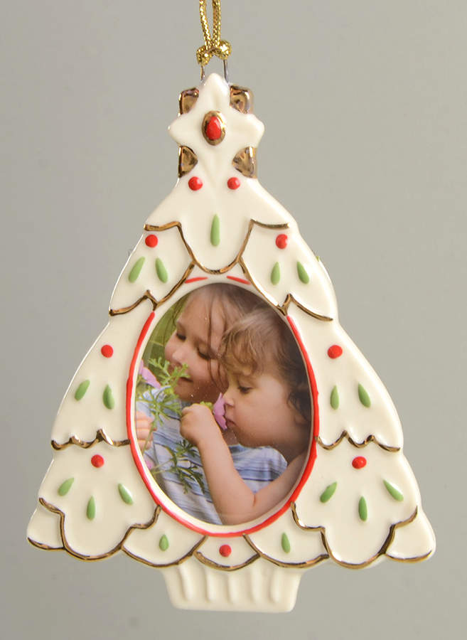 Lenox Christmas Ornament Tree Frame Photo Ornament - With Box by Lenox-1