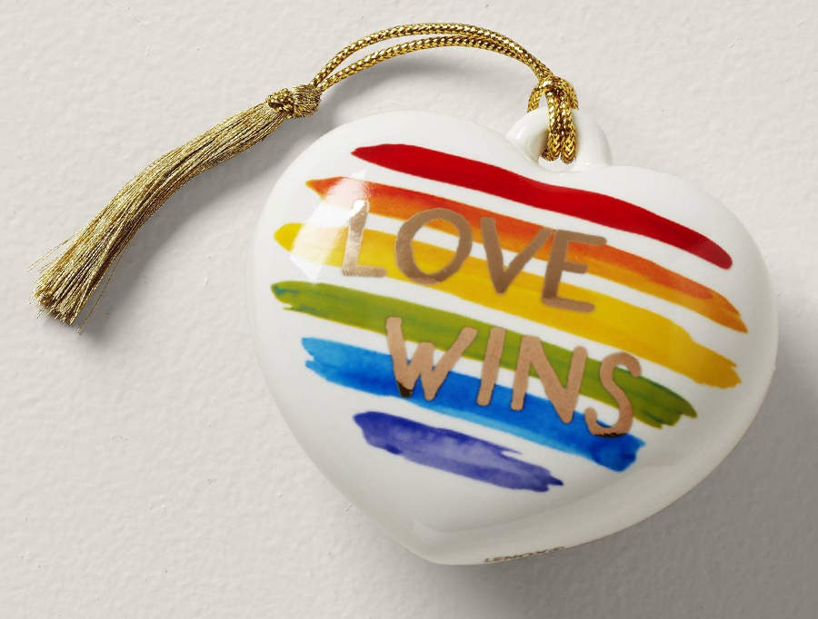 Lenox Christmas Ornament Love Wins - Pride Ornament - No Box by Lenox-1
