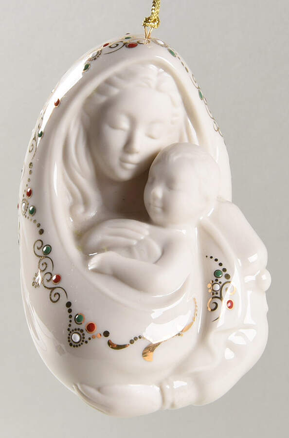 Lenox Christmas Ornament Madonna  And Child - Boxed by Lenox-1