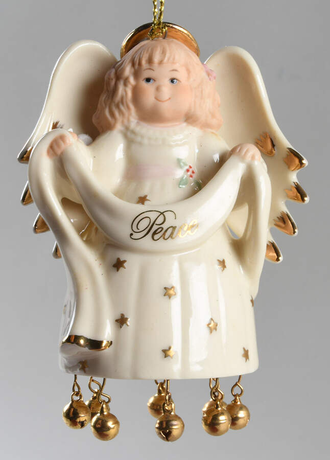 Lenox Christmas Ornament Ringing In Peace - Boxed by Lenox-1