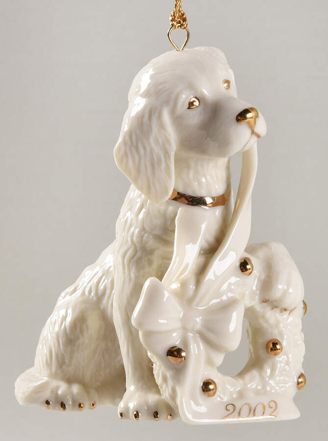 Lenox Christmas Ornament Holiday Retriever - No Box by Lenox-1