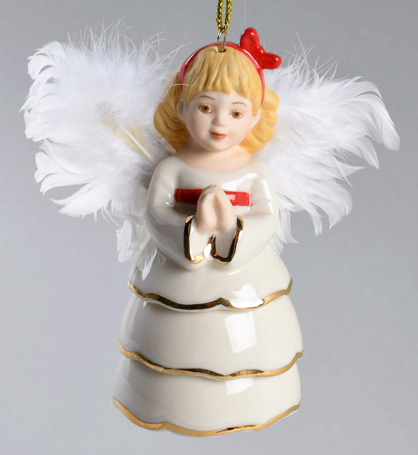 Lenox Christmas Ornament Wings Of Grace Angel - Boxed by Lenox-1