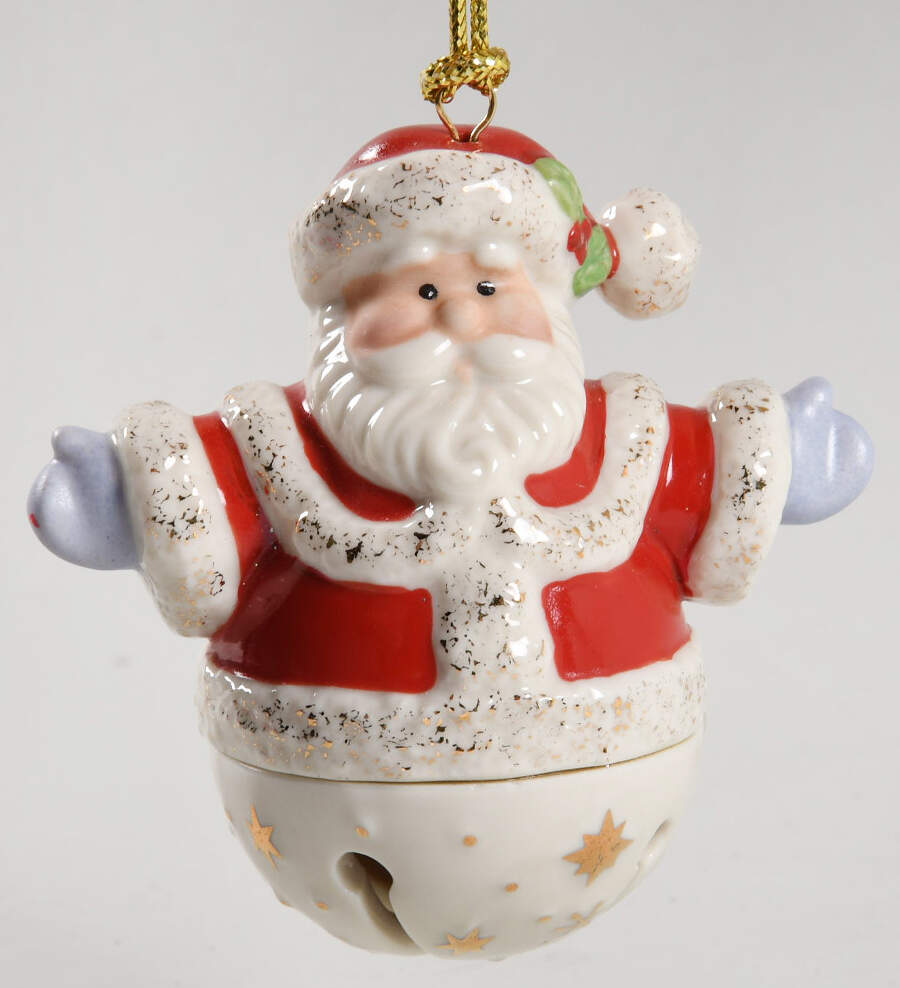 Lenox Christmas Ornament Santa Claus Bell - No Box by Lenox-1