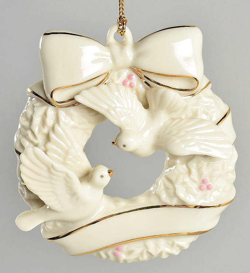 Lenox Christmas Ornament Love's Promise - No Box by Lenox-1