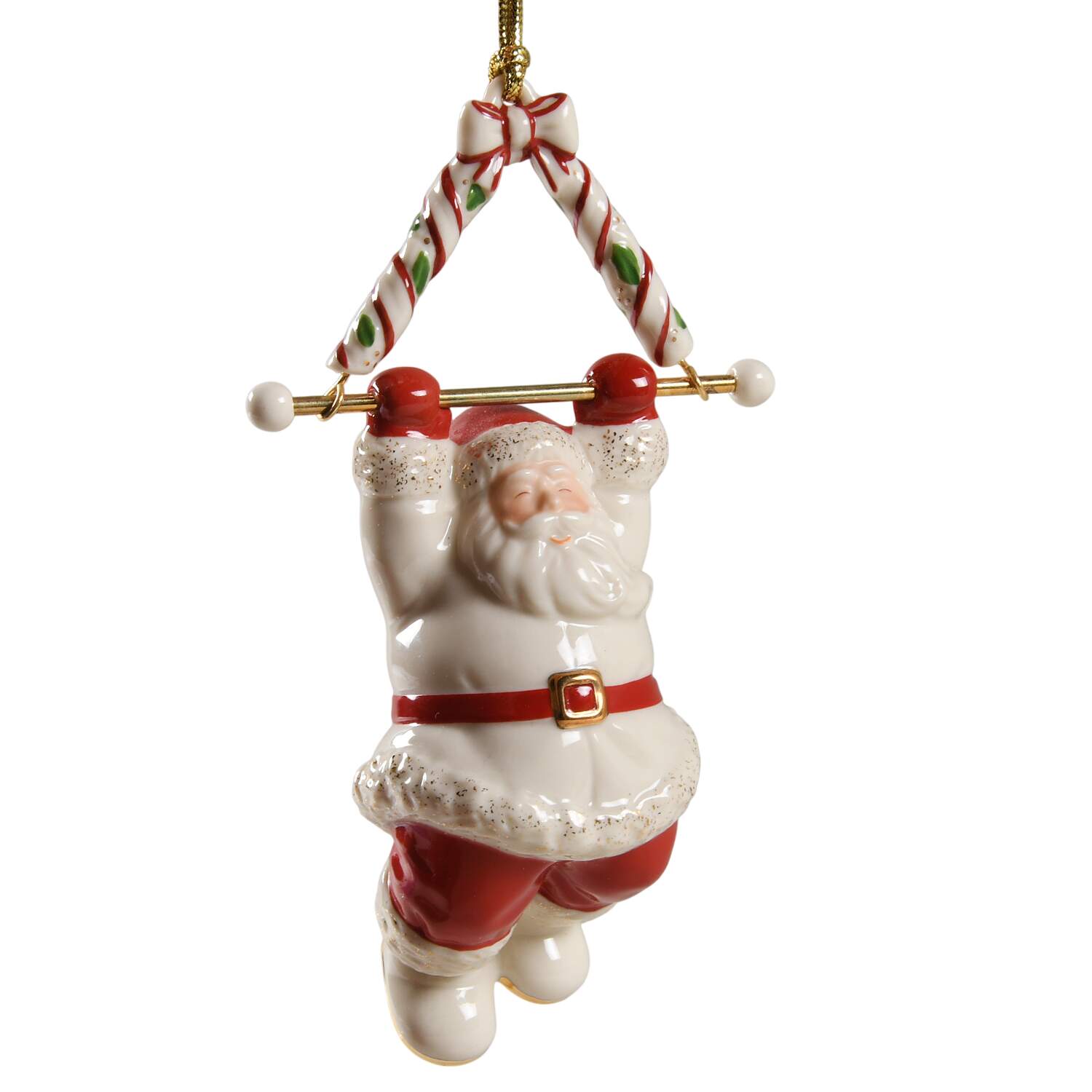 Lenox Christmas Ornament Swinging Santa - No Box by Lenox-1