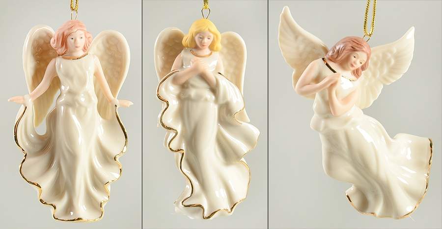 Lenox Christmas Ornament Heavenly Angels-Set Of 3 - Boxed by Lenox-1
