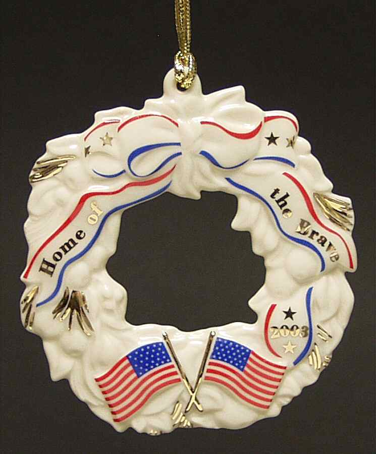 Lenox Christmas Ornament Home Of The Brave - Boxed by Lenox-1