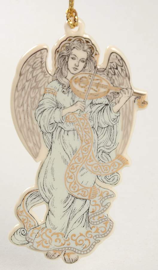 Lenox Christmas Ornament Baroque Angel With Viola - Boxed by Lenox-1