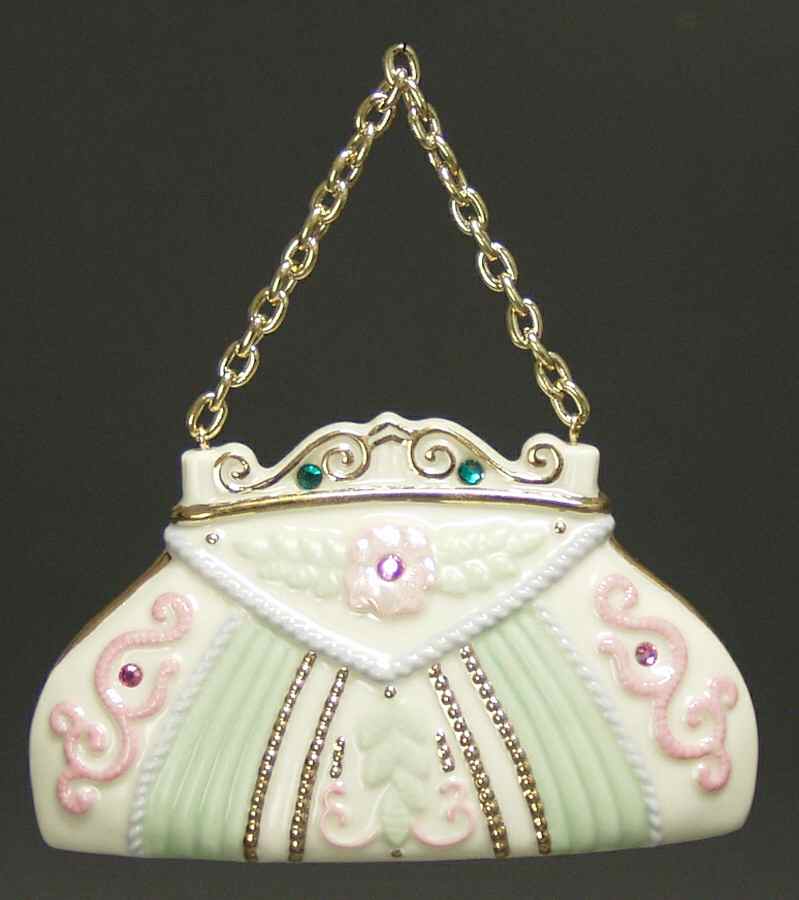 Lenox Christmas Ornament Vintage Elegance Handbag - Boxed by Lenox-1