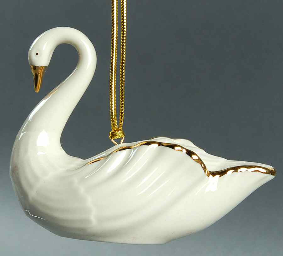 Lenox Christmas Ornament Swan - With Box by Lenox-1