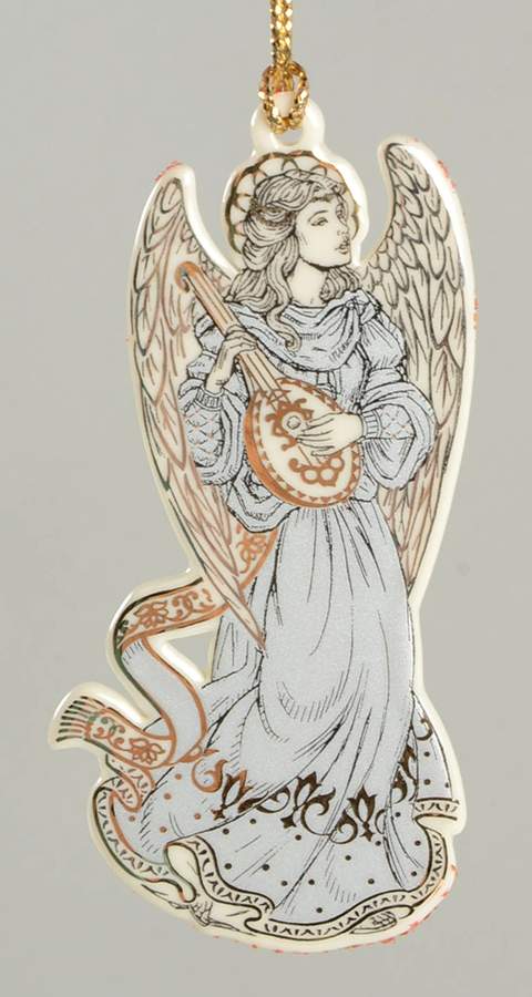 Lenox Christmas Ornament Baroque Angel With Mandolin - Boxed by Lenox-1
