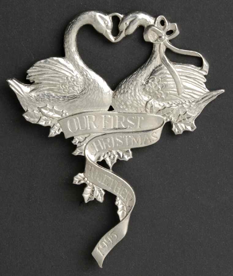 Lenox Christmas Ornament Swan-Our First Christmas - No Box by Lenox-1