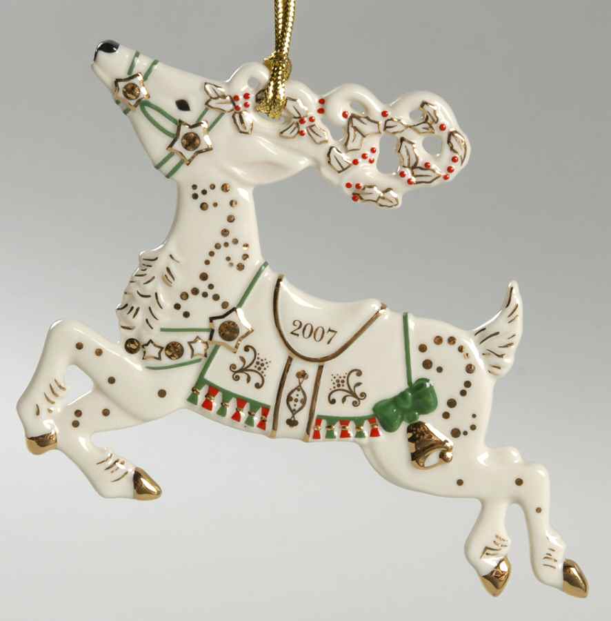 Lenox Christmas Ornament Reindeer Magic-2007 - No Box by Lenox-1