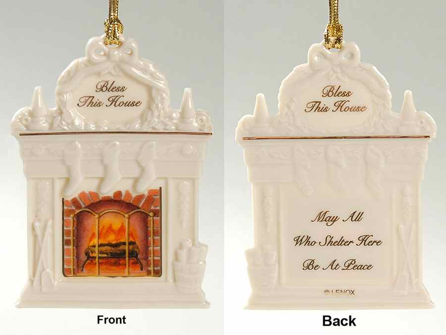 Lenox Christmas Ornament Bless This House - Boxed by Lenox-1