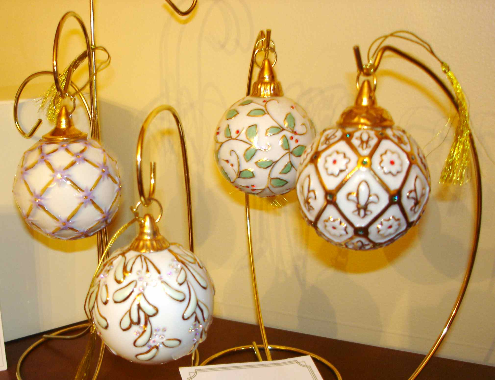 Lenox Christmas Ornament Yuletide Radiance Set Of 4 - Boxed by Lenox-1