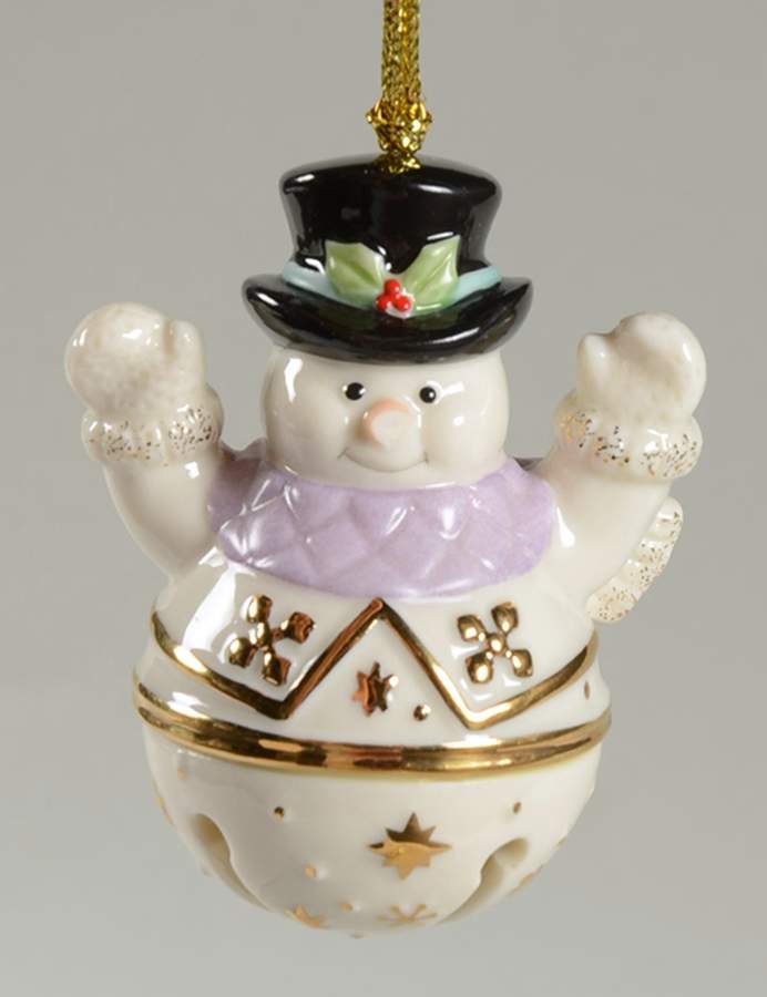 Lenox Christmas Ornament Snowman Bell - No Box by Lenox-1