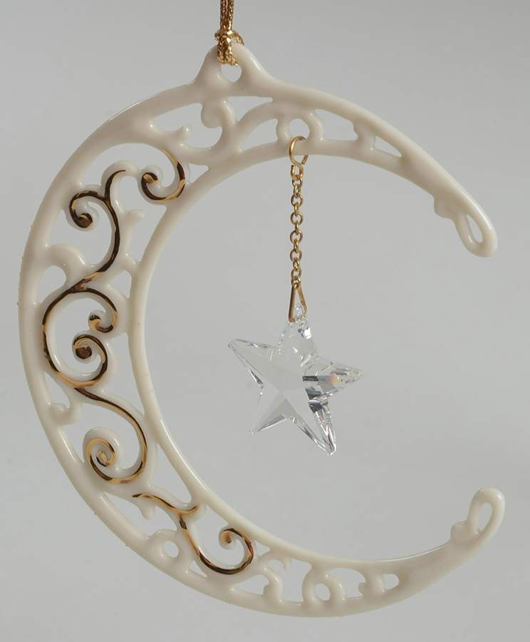 Lenox Christmas Ornament Filagree Moon - Boxed by Lenox-1