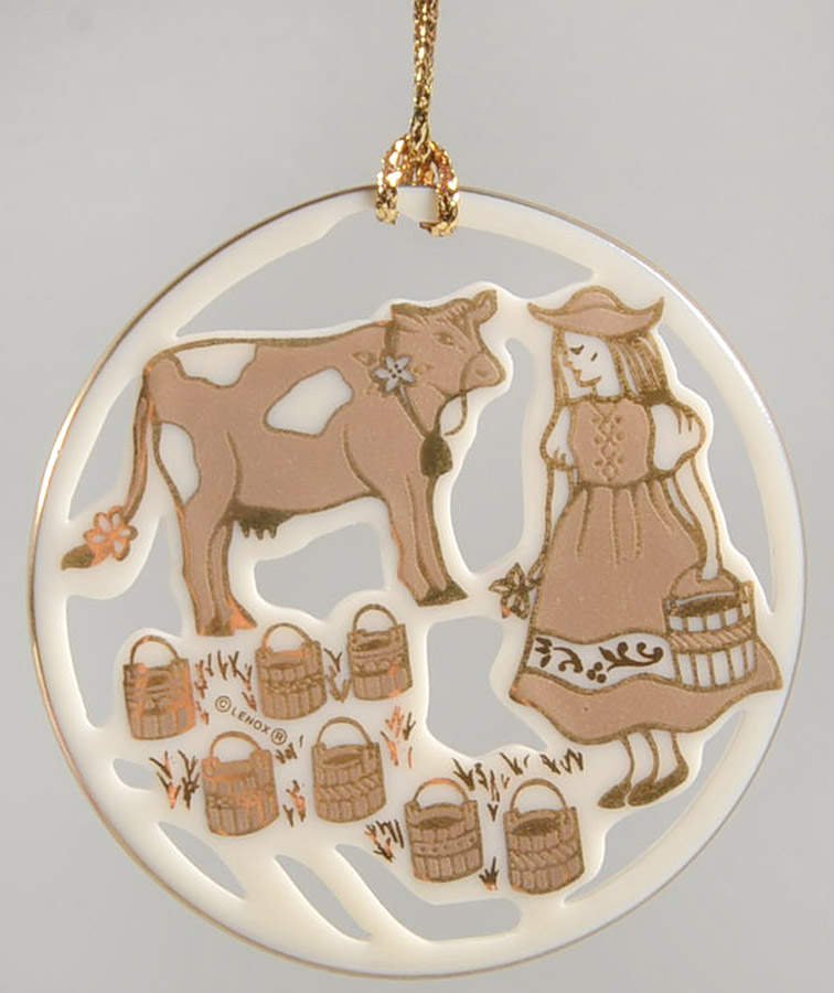 Twelve Days of Christmas Eight Maids A Milking - No Box by Lenox-1