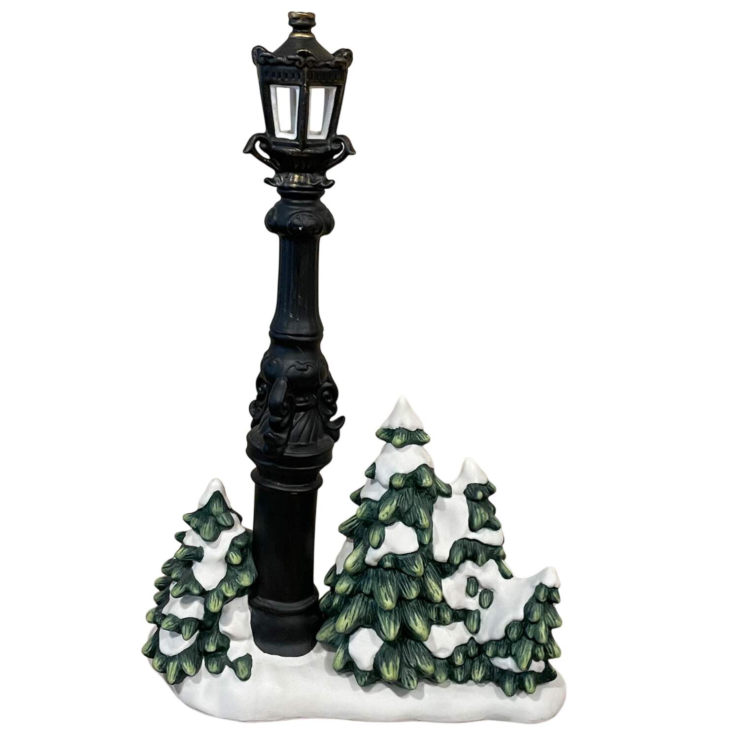Lenox Christmas Figurine Carolers Led Lamp Post - No Box by Lenox-1