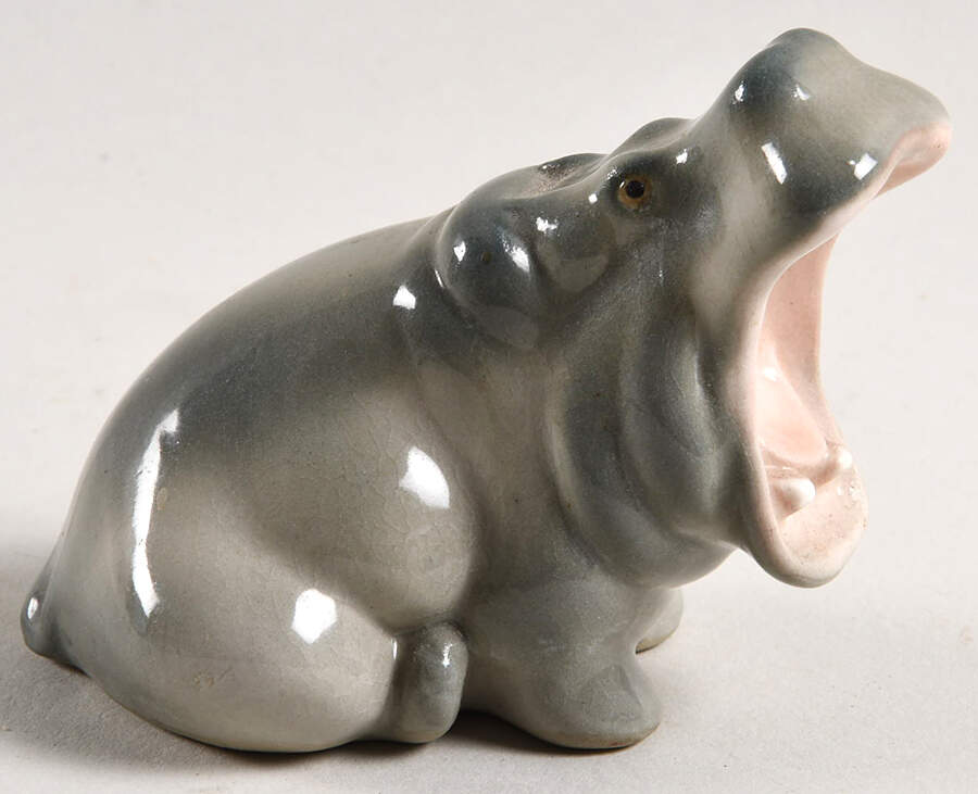Lomonosov Figurines Hippopotamus - Boxed by Lomonosov-1