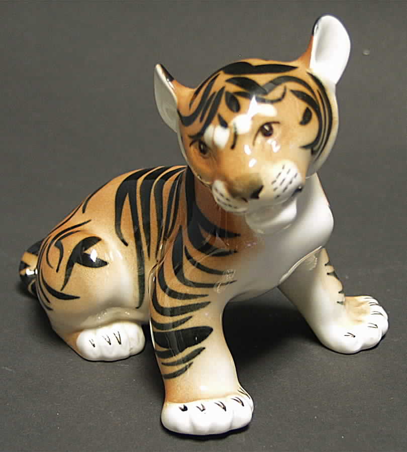 Lomonosov Figurines Tiger Cub - No Box by Lomonosov-1