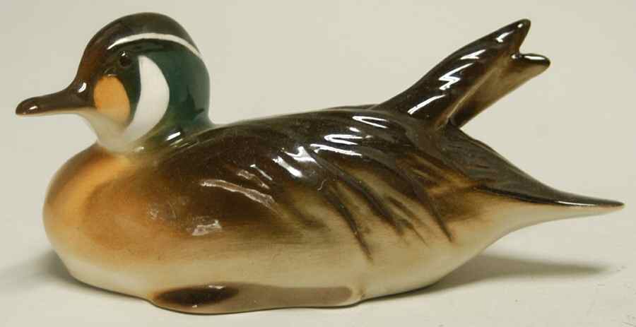 Lomonosov Figurines Mandarin Duck/Straight Sitting - Boxed by Lomonosov-1