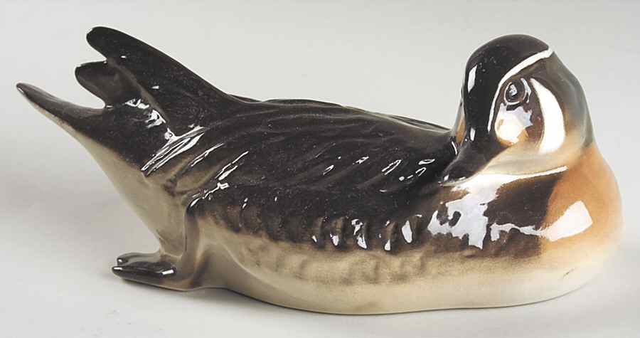 Lomonosov Figurines Mandarin Duck/Sideways Sitting - No Box by Lomonosov-1