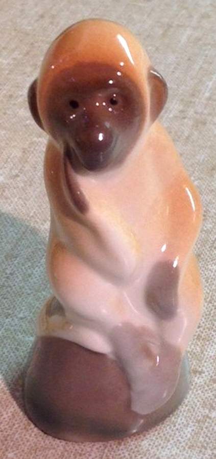 Lomonosov Figurines Monkey Sitting - Boxed by Lomonosov-1