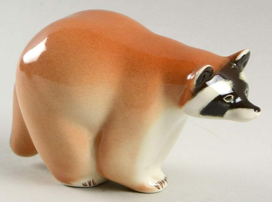 Lomonosov Figurines Raccoon-Walking - No Box by Lomonosov-1