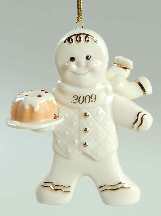 Annual Gingerbread Man Ornament Holiday Spice - Boxed by Lenox-1