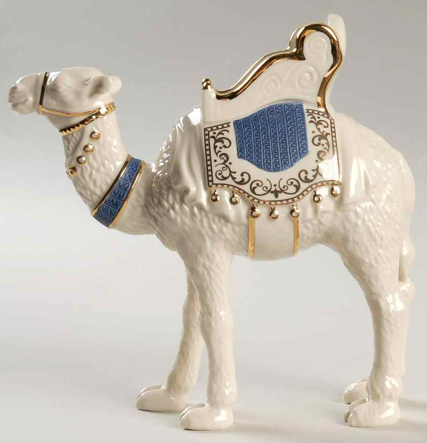 First Blessing-Nativity Standing Camel-Navy - Boxed by Lenox-1