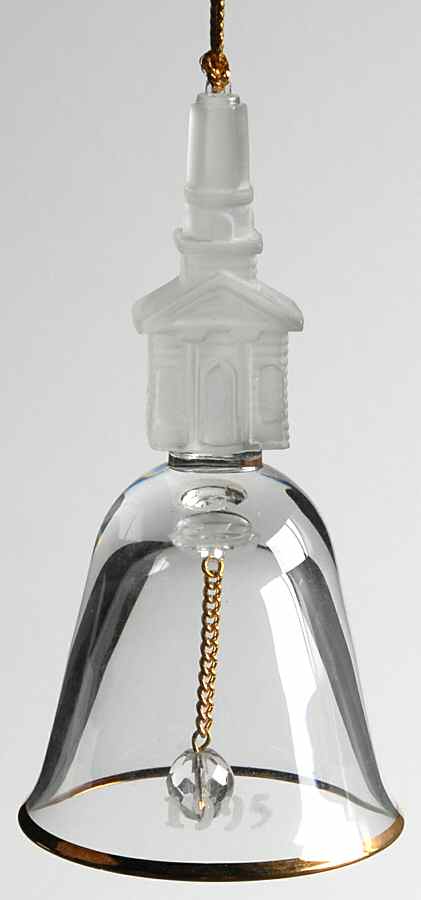 Annual Crystal Bell Ornament Church - Boxed by Lenox-1
