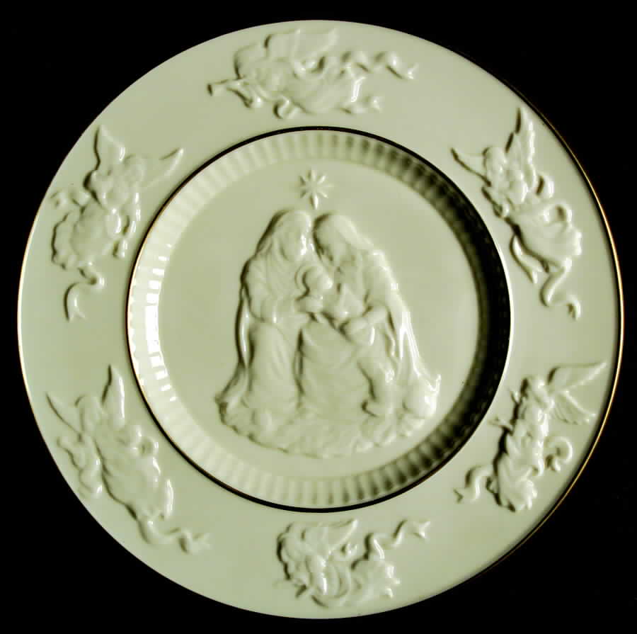 Nativity Plate The Holy Family - No Box by Lenox-1