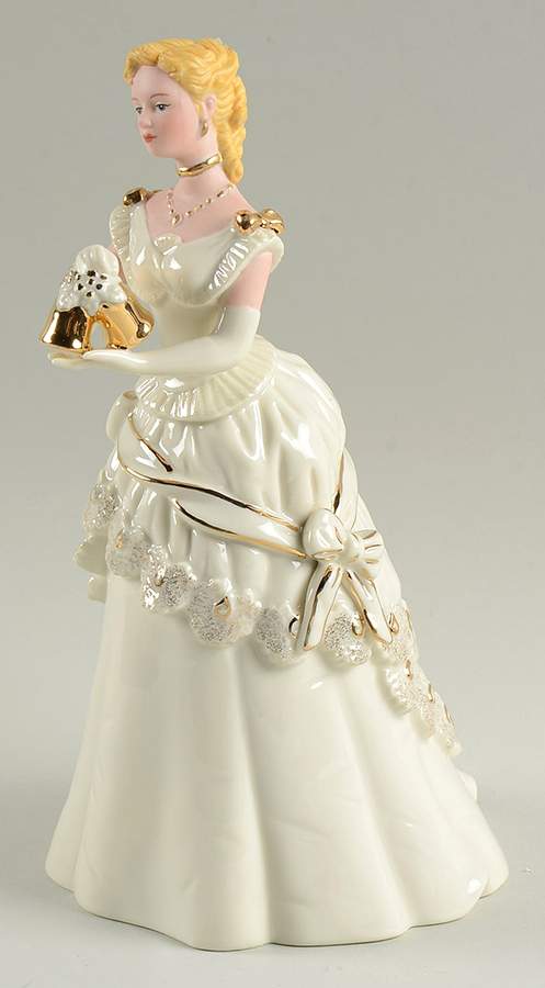 Classic Ivory Christmas Figurines Ringing In Christmas - No Box by Lenox-1