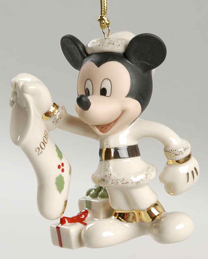 Mickey Mouse Annual Ornaments Mickey's Stocking Stuffer - No Box by Lenox-1